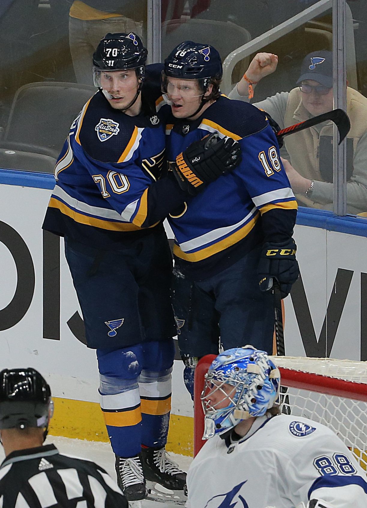 Blues host Lightning
